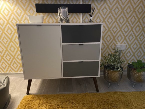 Three Drawer Storage Cabinet