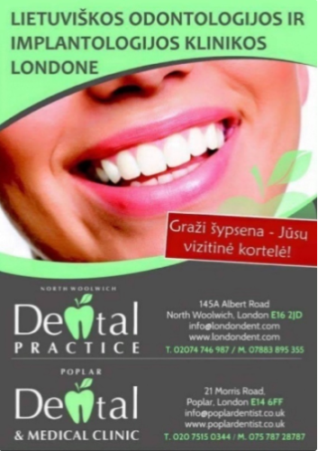 Administratorės darbas odontogijos klinikoje